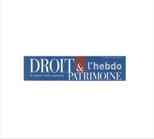 Droit et Patrimoine